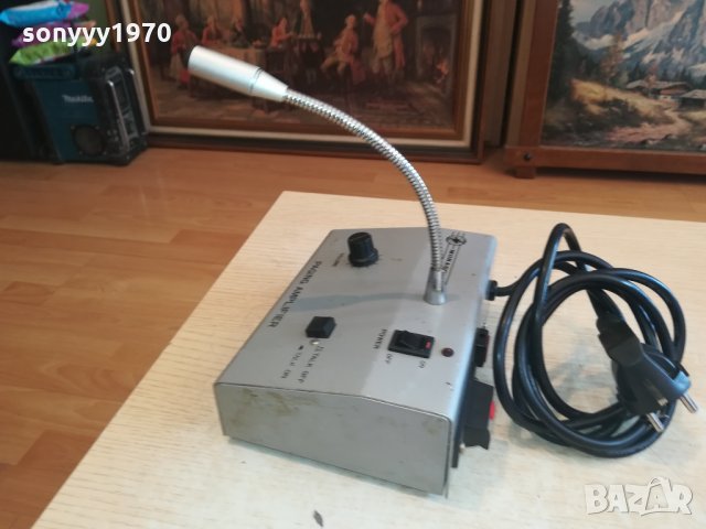 monacor pam-10 paging amplifier from germany 2402221641, снимка 2 - Ресийвъри, усилватели, смесителни пултове - 35904689