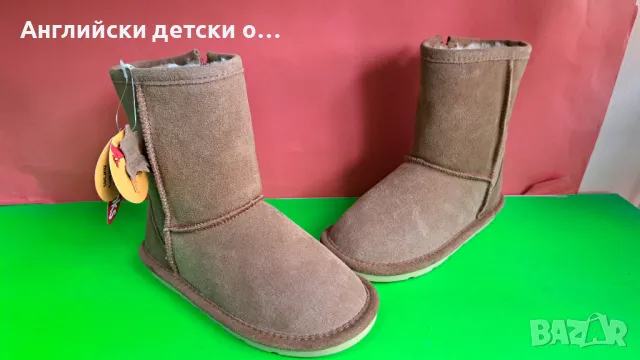 Английски детски ботуши естествен велур-Chipmunks, снимка 6 - Детски боти и ботуши - 48210896