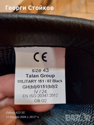 Продавам кубинки Talan-43 номер, снимка 3 - Мъжки боти - 53455854