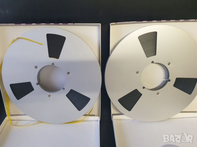 Лот от две 26,5см 10,5" метални магнетофонни ролки Zonal. В перфектно състояние. С ленти и кутии. Ко, снимка 4 - Други музикални жанрове - 39781365