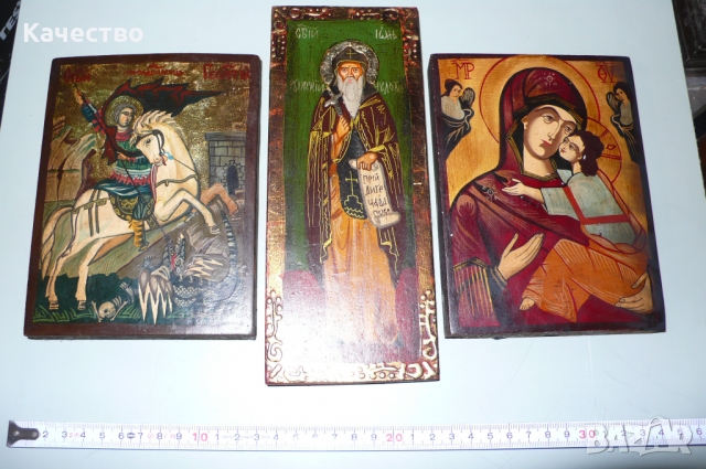 Старинни икони , снимка 2 - Други ценни предмети - 36050815
