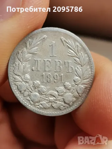 1 лев 1891 г Х6, снимка 1