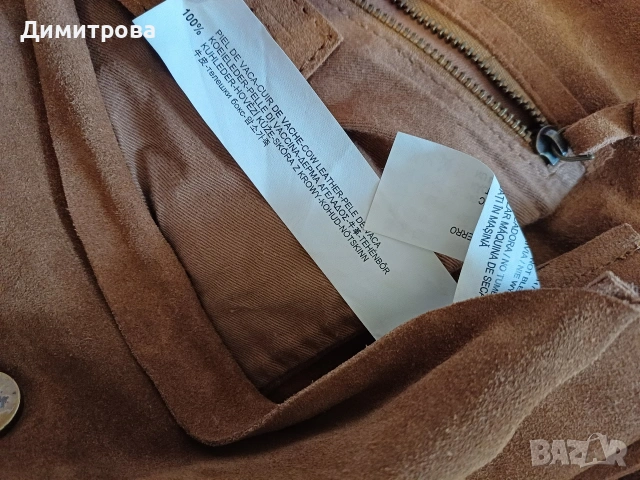 Дамска чанта ZARA - естествена кожа, снимка 7 - Чанти - 53384538