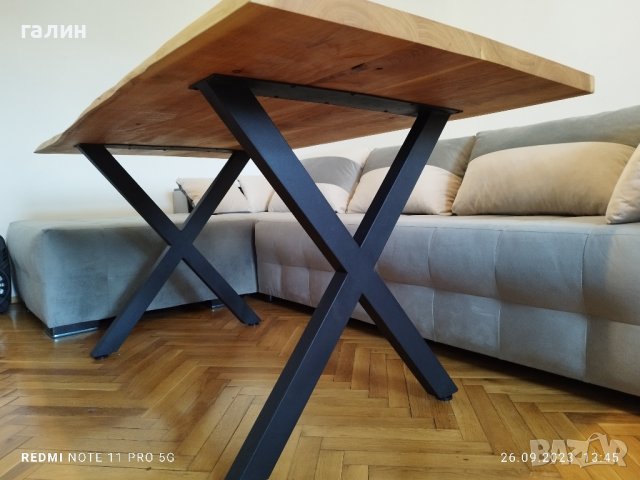 трапезна маса от череша , снимка 2 - Маси - 42734582