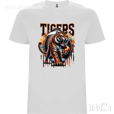 Нова мъжка тениска с Тигър - TIGERS , снимка 3 - Тениски - 49234094