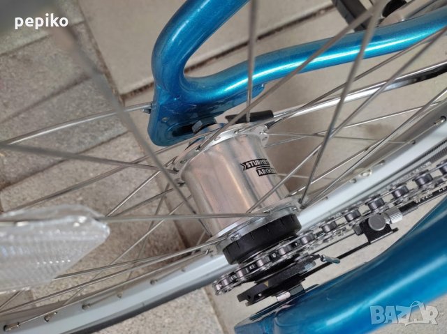 Продавам колела внос от Германия алуминиев сгъваем велосипед PONY SPORT 20 цола  SHIMANO STURMEY ARC, снимка 5 - Велосипеди - 33912226