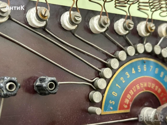 Учебен Макет Модел по Физика Реостат УЧТЕХПРОМ, снимка 7 - Антикварни и старинни предмети - 50666312