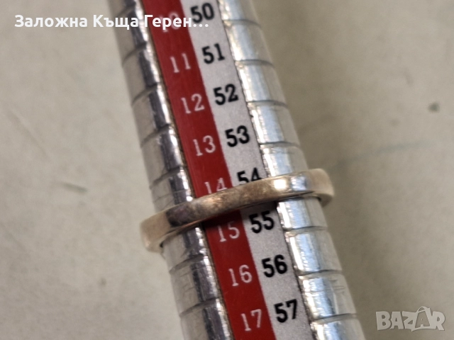 Сребърен пръстен 3.88гр, снимка 5 - Пръстени - 52909983