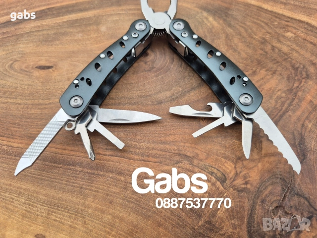 Мултифункционален инструмент Multi tool GANZO 2019S, снимка 6 - Екипировка - 53403910