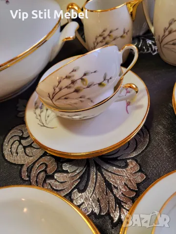 Френски сервиз за хранене и кафеLIMOGES , снимка 13 - Сервизи - 47603012