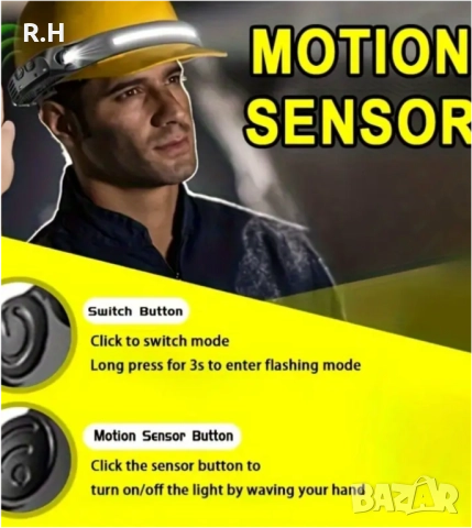 Челник лед фенер със сензор за движение, снимка 5 - Къмпинг осветление - 52542739