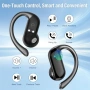Нови Open Ear спортни слушалки Bluetooth 5.4, 32H, IPX7, HiFi, ENC Кутия за зареждане, снимка 8