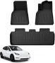 Нови Tesla Model Y 2021-2024 гумени стелки - водоустойчиви, издръжливи, снимка 1