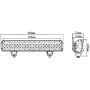  LED BAR С 36 МОЩНИ ДИОДА 108W- 12/24V, снимка 5