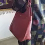 Чанта нова немска с 1 отделение, бордо, снимка 5