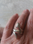 Сребърен дамски пръстен, снимка 1 - Пръстени - 44656926