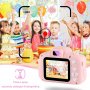 Дигитален детски фотоапарат STELS W300, 64GB SD, Игри, Розов/Син/Зелен, снимка 7