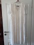 Елегантна нова романтична плисирана дълга нежна бяла рокля Zara , снимка 10