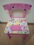 Рисувани дървени детски столчета, снимка 1 - Столове - 36334842