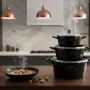 Висококачествен комплект касероли Cheffinger – елегантност, здравина и удобство в кухнята, снимка 4