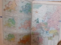 Стар географски атлас,карта,учебник, снимка 7