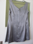 Сатенена сива рокля, снимка 3