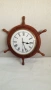 Стар дървен кварцов корабен часовник, снимка 3