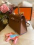 Чанта Кели*ЕРМЕС 25см*Hermes Kelly Mini*, снимка 5