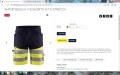 BLAKLADER 1541-1811 Stretch Shorts Work Wear размер 50 / L еластични работни къси панталони W3-21, снимка 2