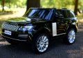 Акумулаторен Двуместен джип Лицензиран  Range Rover 4X4,12V батерия, C  MP4, с меки гуми с 2 Кожена , снимка 4