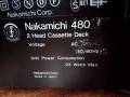 Nakamichi 480 tape deck Made in Japan 1979 г, снимка 5