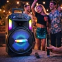 Мощна парти тонколона – двоен 8" говорител, 40W RMS, Bluetooth, караоке и LED светлини, снимка 5