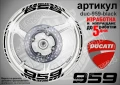 Ducati 959 кантове и надписи за джанти duc-959-gold, снимка 2
