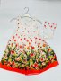 Свежа рокля на цветя с диадема Размери -116,122,128,134,140 Цена -35 лв