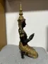 Тайландска бронзова фигура на танцьорка/ Буда, снимка 4