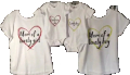  Бебешко боди и тениски с надпис, снимка 1 - Детски тениски и потници - 44436489