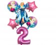 Фолиеви Балони за рожден ден с Елза комплект , снимка 1