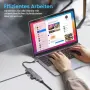 Нов хъб USB C адаптер 5 в 1 HDMI USB 3.0 USB 2.0 SD Micro SD за лаптоп, снимка 6