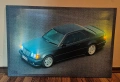 Светеща картина с LED осветление - Mercedes W124 coupe AMG, снимка 2