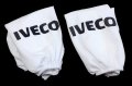 Автомобилни калъфки за наглавници (2бр. К-Т) За Iveco Ивеко / Бял Цвят Универсален и Еластичен Модел, снимка 1