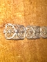 Сребърна гривна филигран -винтидж-23.51гр-195см и ширина 21мм, снимка 8