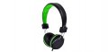 Стерео слушалки, Черно-зелено, снимка 1 - Слушалки, hands-free - 34128648