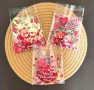 50 бр Валентин Valentine прозрачни опаковъчни пликчета торбички за дребни сладки ръчна изработка, снимка 5