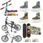 Нов Комплект Мини Играчки: Скейтборд, Велосипед и Тротинетка, снимка 1 - Други - 42687273