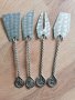 Сребърни прибори за торта дължина 26 см. Цена 100 лв, снимка 3