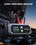 5000A / 2150mAh VoltSurge джъмп стартер, 12V бензин / дизел, голям дисплей, QC3.0, 4 LED режима..., снимка 4