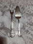 Стари антикварни посребрени прибори 2 бр. маркирани, снимка 1
