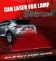 Автомобилна Задна LED лазерна светлина за мъгла лазер против сблъсък Предупредителна спирачна лампа , снимка 6