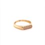 Златен дамски пръстен 1,56гр. размер:55 14кр. проба:585 модел:20048-3, снимка 3