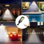 ПРОМО!! 3 броя 300W LED Соларна лампа COB със сензор за движение, стойка и дистанционно, снимка 4